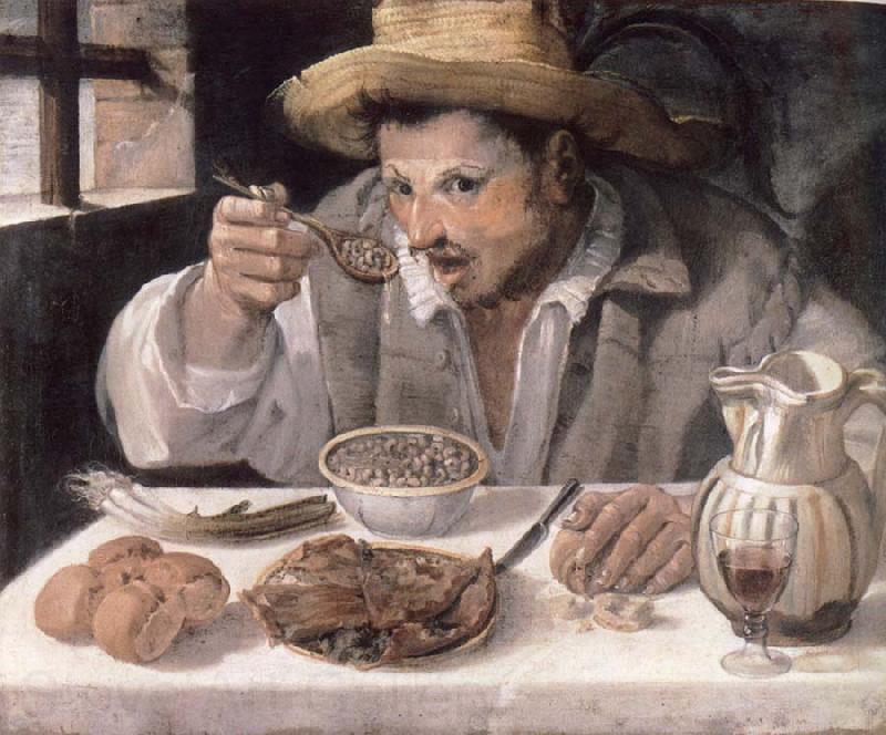 Annibale Carracci The bean eater Spain oil painting art